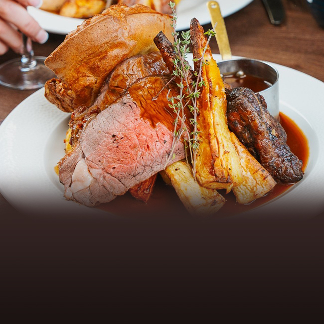 Sunday menu at The Flying Horse