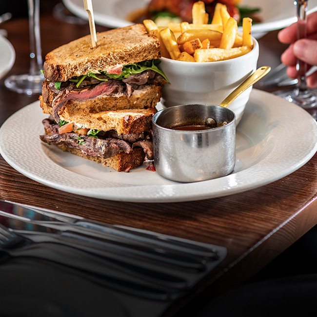 Brunch menu at The Flying Horse