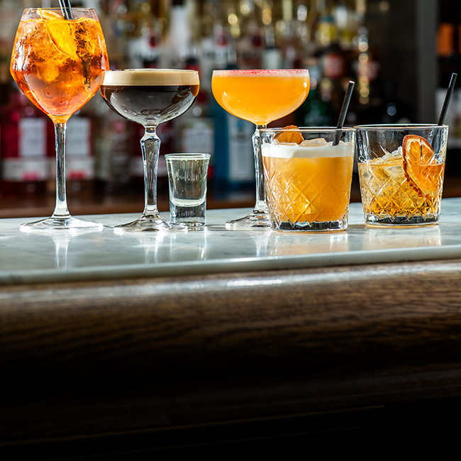 Wine & Drinks menu at The Flying Horse